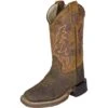 Old West Kids' Distressed Vamp Cowboy Boots -Wrangler || Schleich || ROPER Shop old west kids distressed vamp cowboy boots