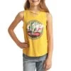 Rock & Roll Cowgirl Girls' Criss-Cross Neck Tank Top -Wrangler || Schleich || ROPER Shop rock roll cowgirl girls criss cross neck tank top