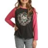 Rock & Roll Cowgirl Girls' Western Vibes T-Shirt 1 Rock & Roll Cowgirl Girls' Western Vibes T-Shirt -Wrangler || Schleich || ROPER Shop rock roll cowgirl girls western vibes t shirt