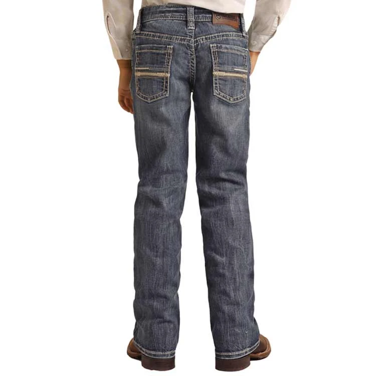 Rock & Roll Denim Boys' BB Gun Bootcut Jeans 3 Rock & Roll Denim Boys' BB Gun Bootcut Jeans