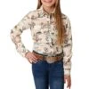 Roper Girls' Desert Cowgirl Print Snap Shirt 1 Roper Girls' Desert Cowgirl Print Snap Shirt -Wrangler || Schleich || ROPER Shop roper girls desert cowgirl print snap shirt