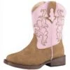 Roper Toddler Girls' Pink Shaft Cowgirl Boots -Wrangler || Schleich || ROPER Shop roper toddler girls pink shaft cowgirl boots
