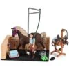 Schleich Washing Area With Horse Club Emily & Luna Toy Set -Wrangler || Schleich || ROPER Shop schleich washing area with horse club emily luna toy set