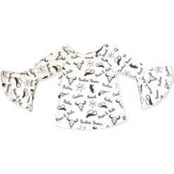 Shea Baby Toddler Girls' Outlaw Bell Sleeve Shirt