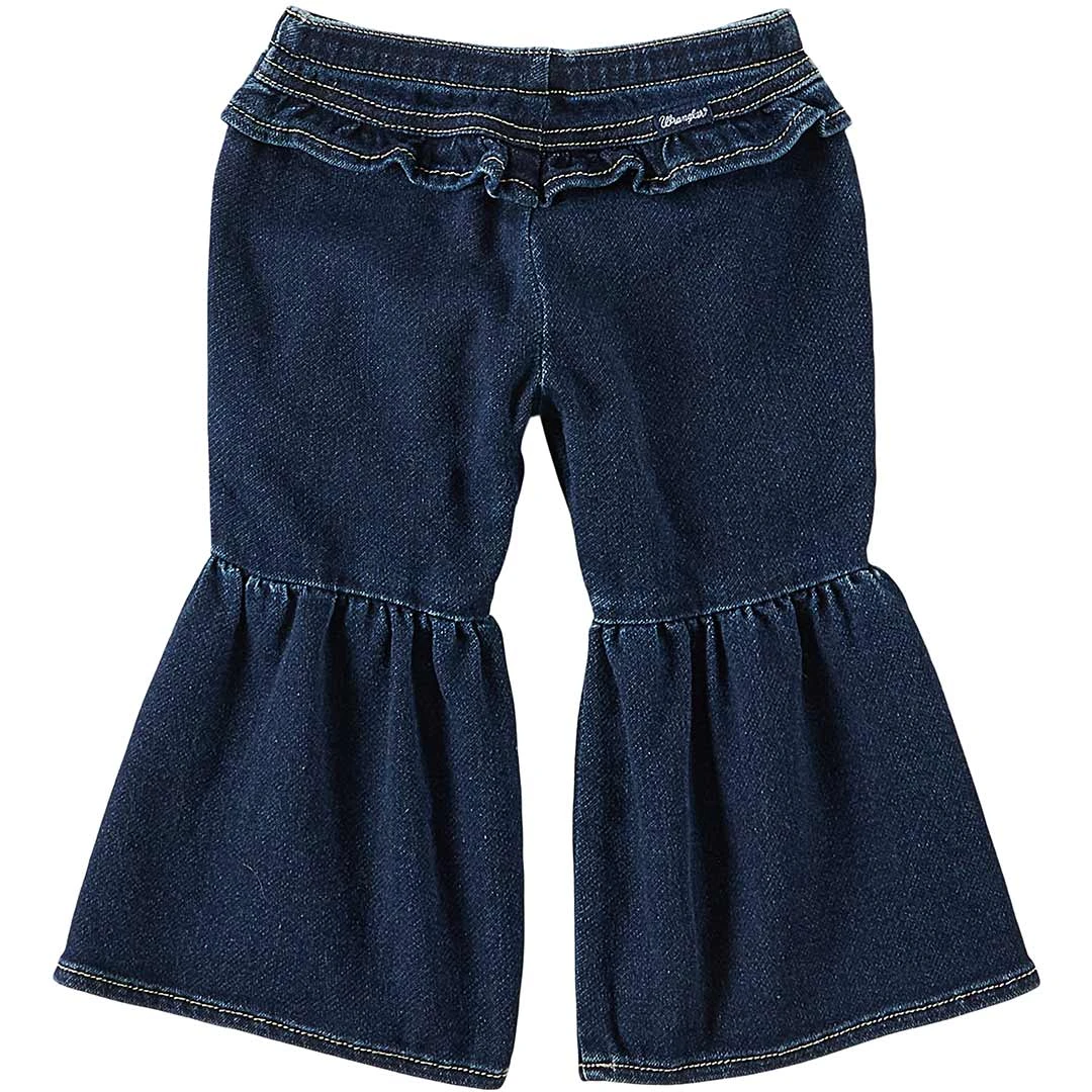 Wrangler Baby Girls' Ruffle Flare Leg Jeans 3 Wrangler Baby Girls' Ruffle Flare Leg Jeans