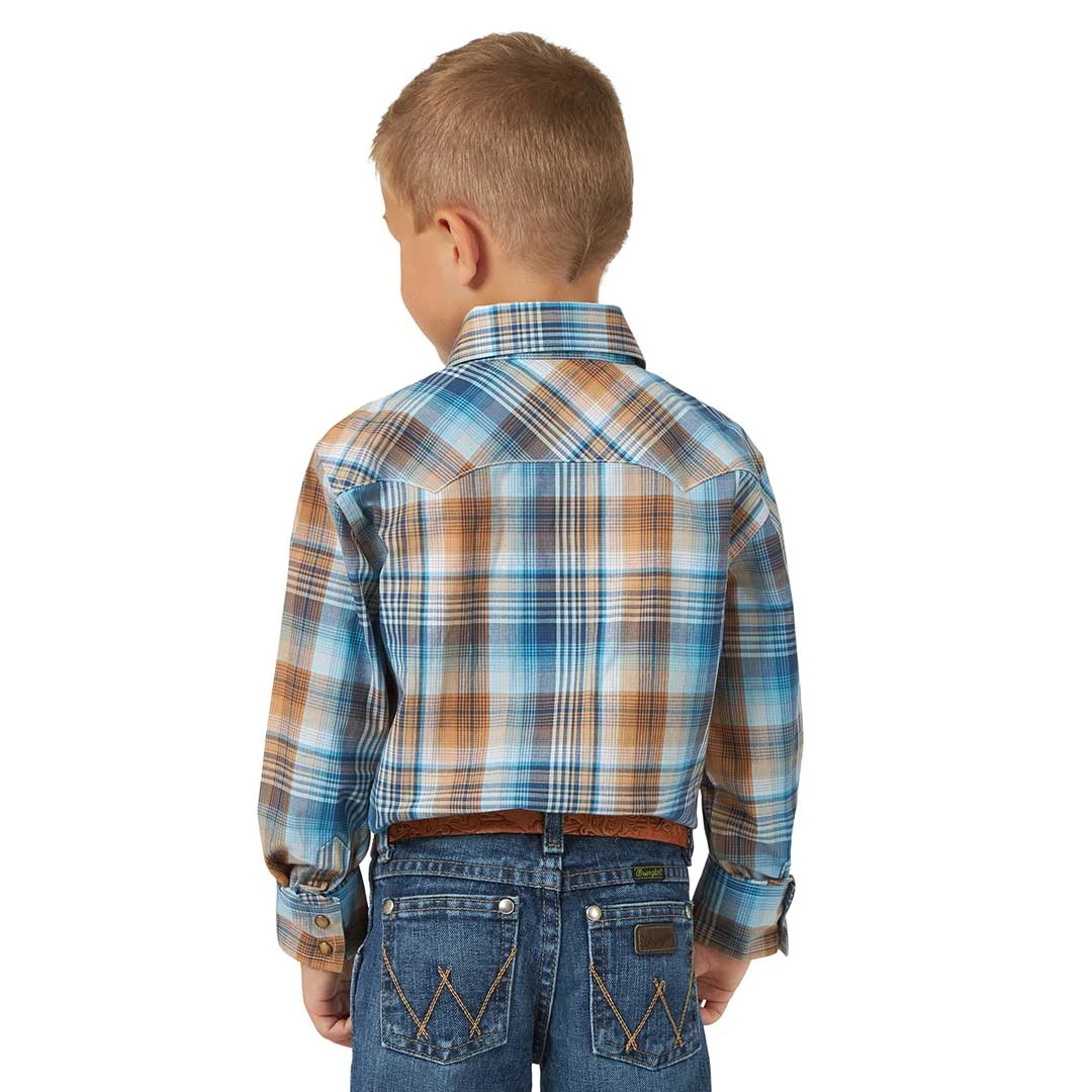 Wrangler Boys' Retro Plaid Shirt 4 Wrangler Boys' Retro Plaid Shirt - Image 2
