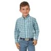 Wrangler Boys' Riata Plaid Shirt
