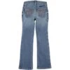 Wrangler Girls' Premium Patch Bootcut Jeans
