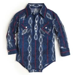 Wrangler Baby Boys' Aztec Print Onesie